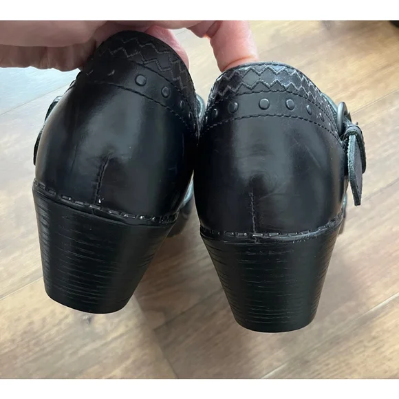 Dansko Makenna leather Mary Jane heeled clog size 39 - Picture 7 of 13